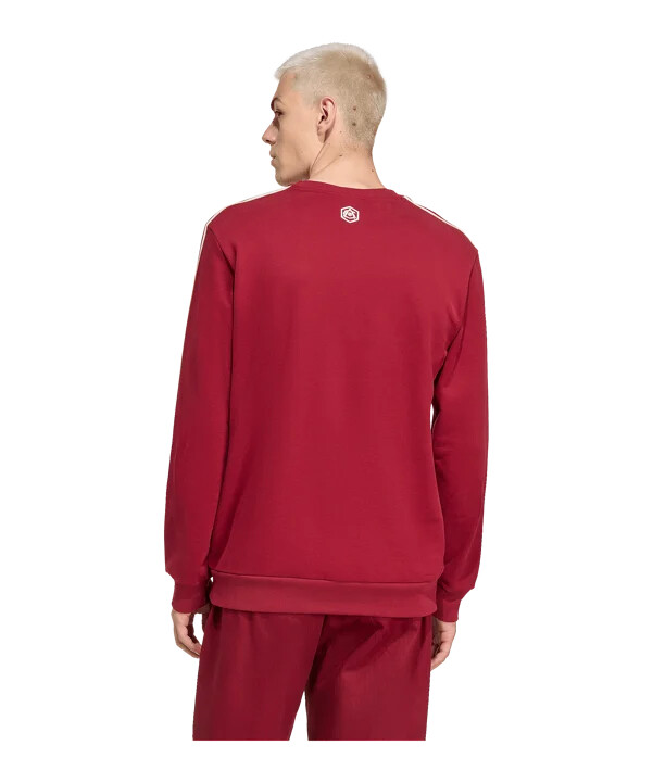 adidas fc arsenal london icon majica s kapuljačom crvena