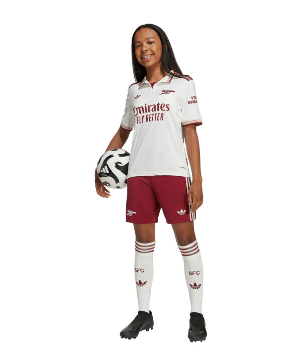 adidas fc arsenal london kratke hlače 3rd 20252026 dječje crvene