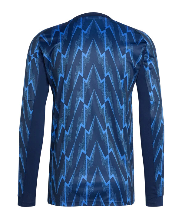 adidas fc arsenal london dres dugih rukava za goste 20252026 plavi