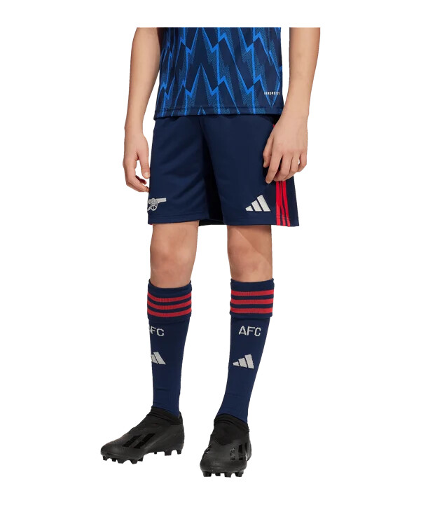 adidas fc arsenal london kratke hlače za goste 20252026 dječje plave