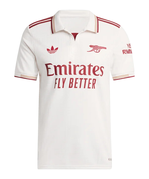adidas fc arsenal london autentičan 3. dres 20252026 bijeli