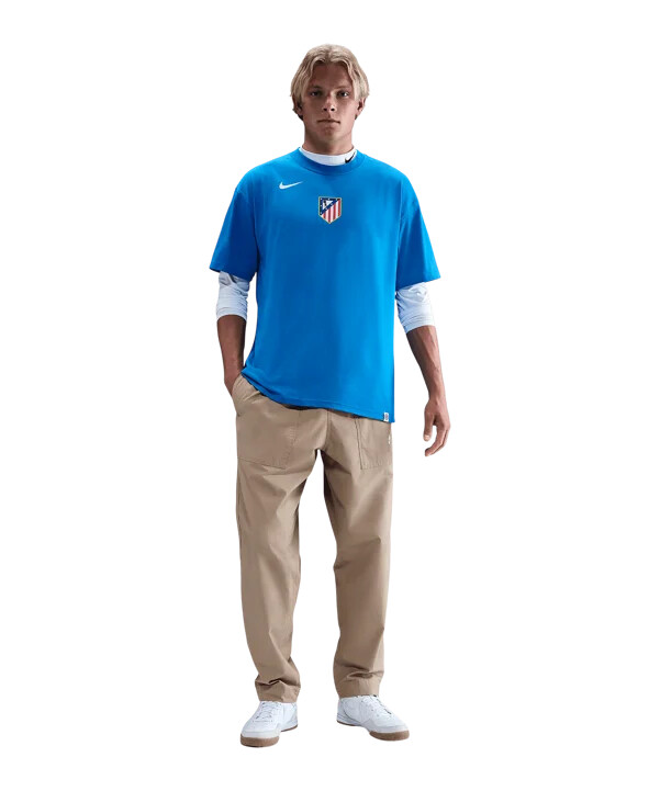 majica kratkih rukava nike atletico madrid t90 remix plava f406