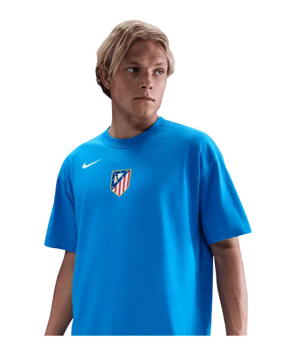 majica kratkih rukava nike atletico madrid t90 remix plava f406