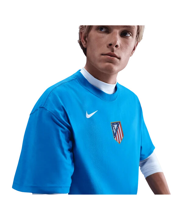 majica kratkih rukava nike atletico madrid t90 remix plava f406