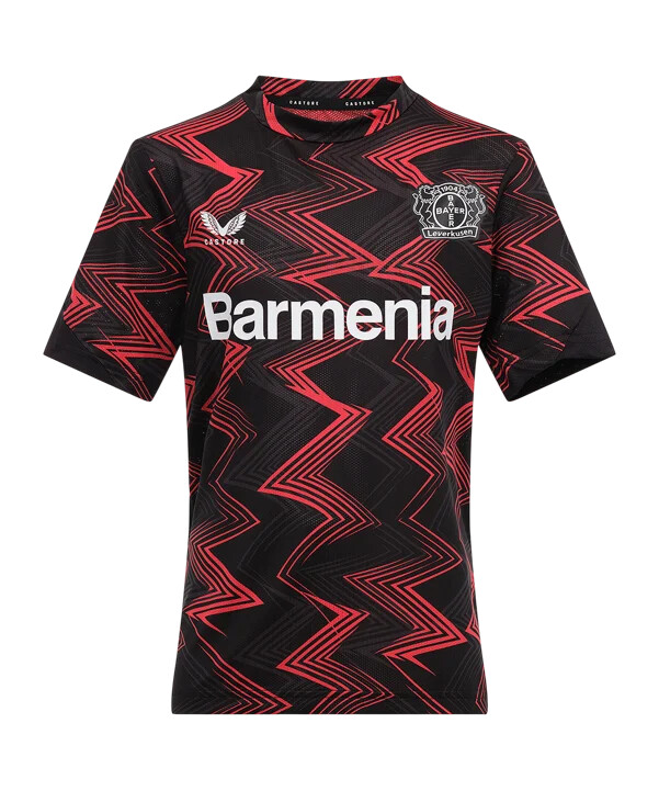 dječja majica castore bayer 04 leverkusen league matchday crna f015