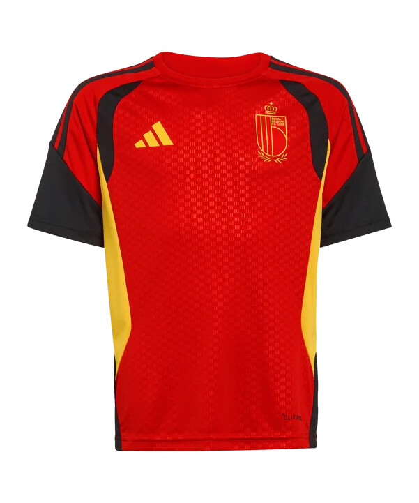 adidas belgija tiro majica za trening za djecu crvene boje