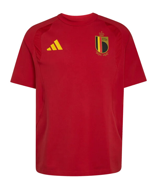 adidas belgija tiro tech majica kratkih rukava crvena