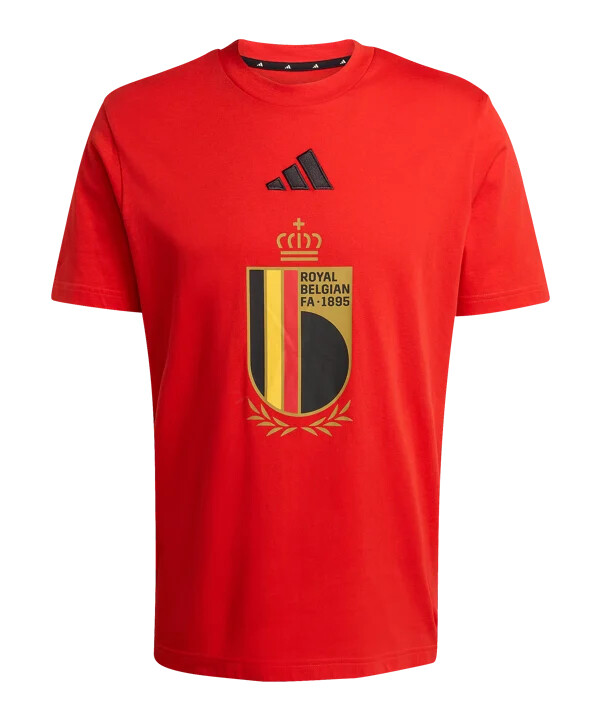 adidas belgija dna grafička majica kratkih rukava crvena