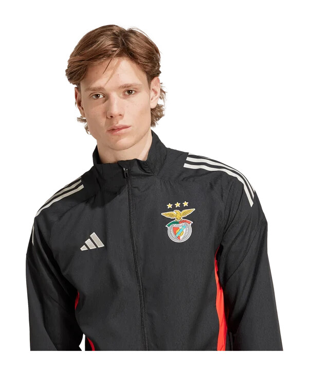 adidas benfica lisbon prezentacijska jakna crna
