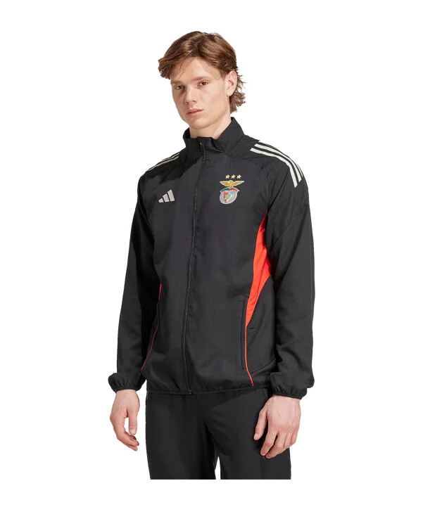 adidas benfica lisbon prezentacijska jakna crna