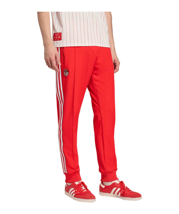 adidas benfica lisbon terrace icons sportske hlače crvene boje