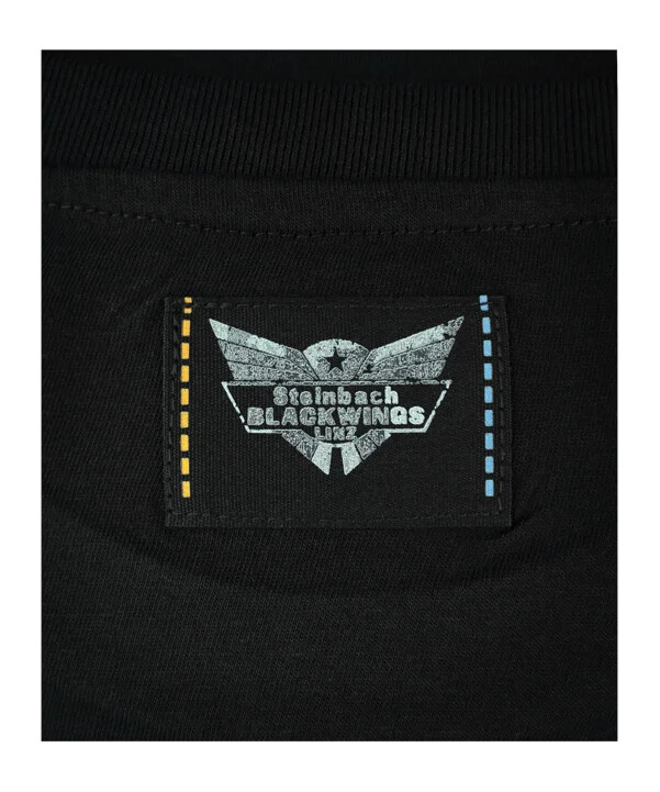 black wings classic majica s kapuljačom crna