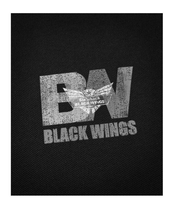 black wings klasična polo majica crna