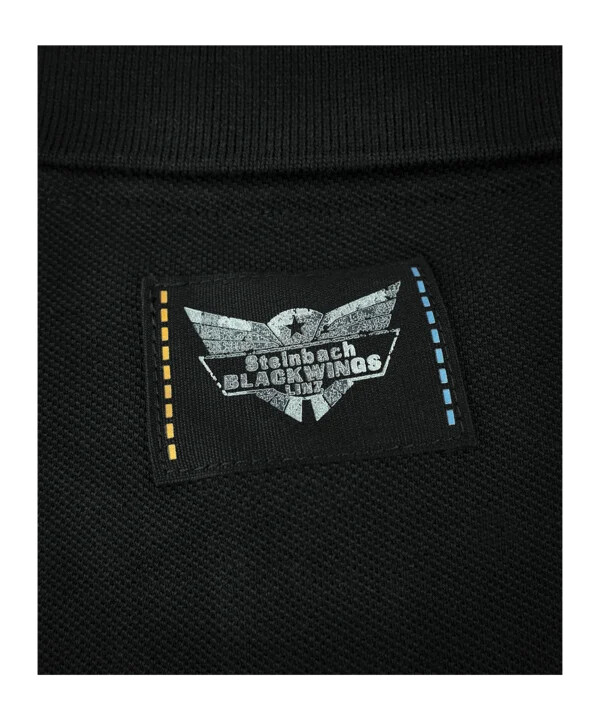 black wings klasična polo majica crna