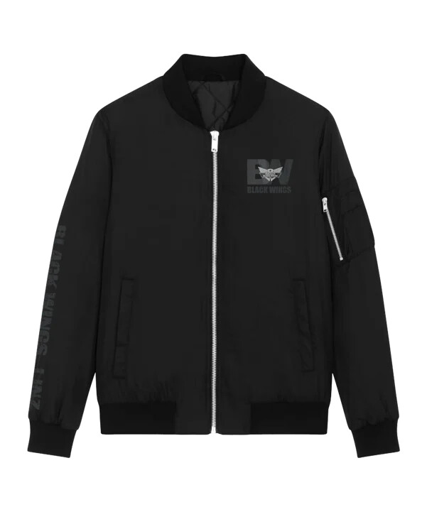 black wings klasična bomber jakna crna