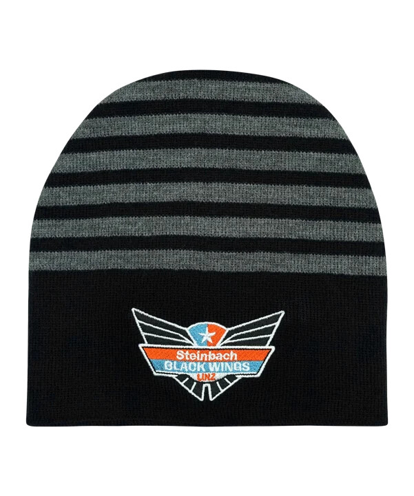 black wings classic beanie crna
