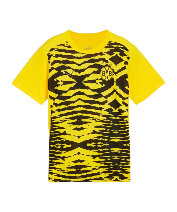 puma bvb dortmund majica za djecu prije utakmice 2425 žuta f01