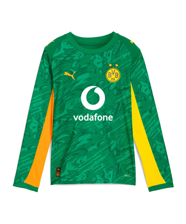 puma borussia dortmund ls vratarski dres 20252026 dječji zeleni f98