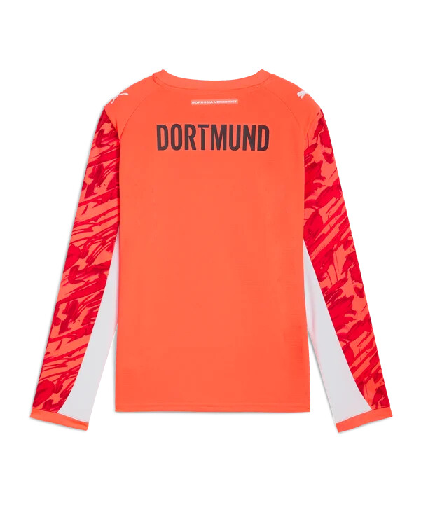 puma borussia dortmund ls vratarski dres 20252026 dječji crveni f99