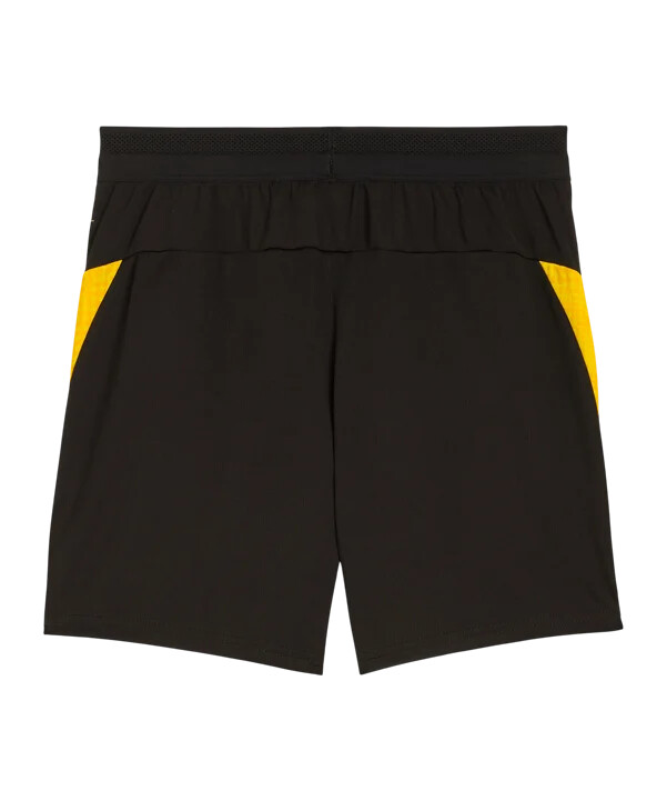 puma borussia dortmund kratke hlače s džepovima za trening za djecu crne f05