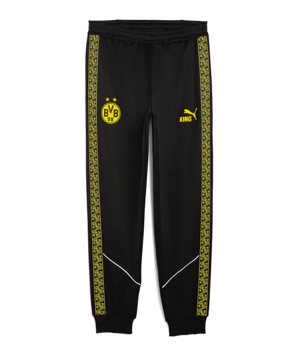 puma borussia dortmund king anthem hlače crne f05