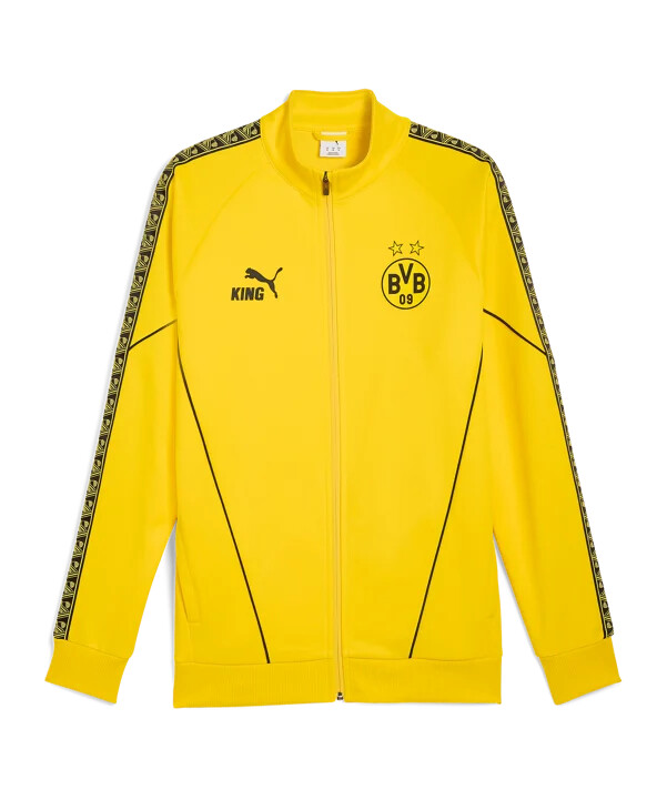puma borussia dortmund king anthem jacke gelb f01