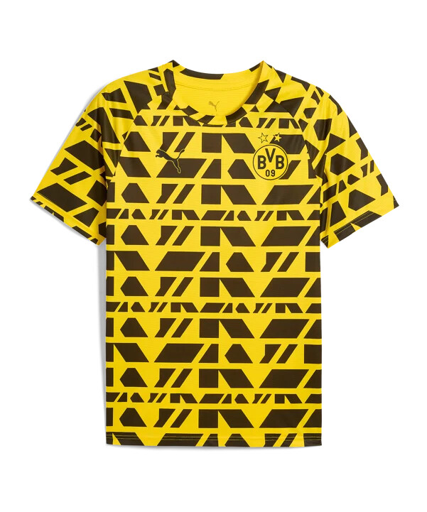 puma borussia dortmund warm up trikot gelb f01