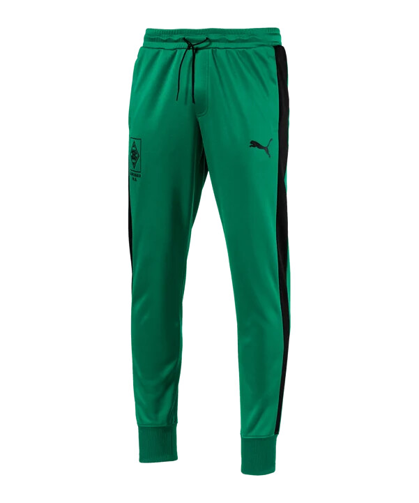 puma borussia mönchengladbach t7 hlače zelene f02