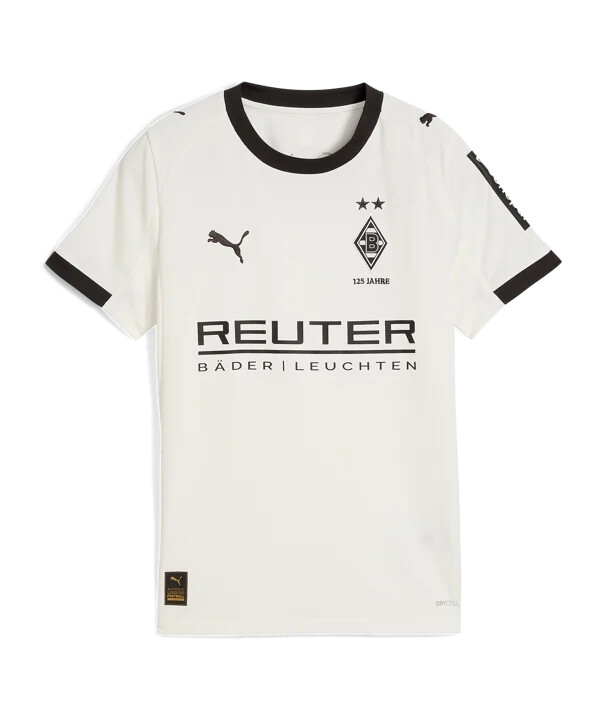 puma borussia mönchengladbach home jersey 20252026 kids white f01