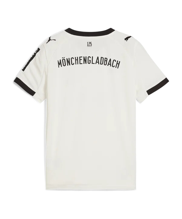 puma borussia mönchengladbach home jersey 20252026 kids white f01