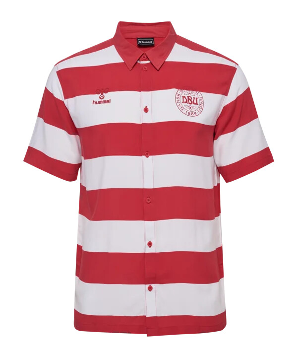 hummel dänemark navijačka majica rot weiss f3681