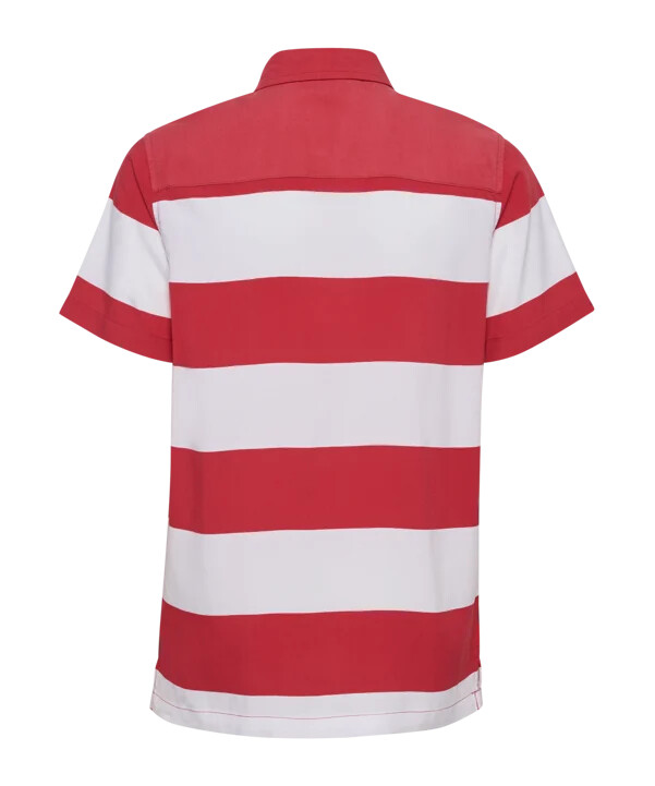 hummel dänemark fanshirt kids rot weiss f3681
