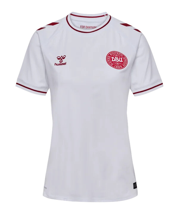 hummel danska dbu gostujući dres 2025 ženski bijeli f9001
