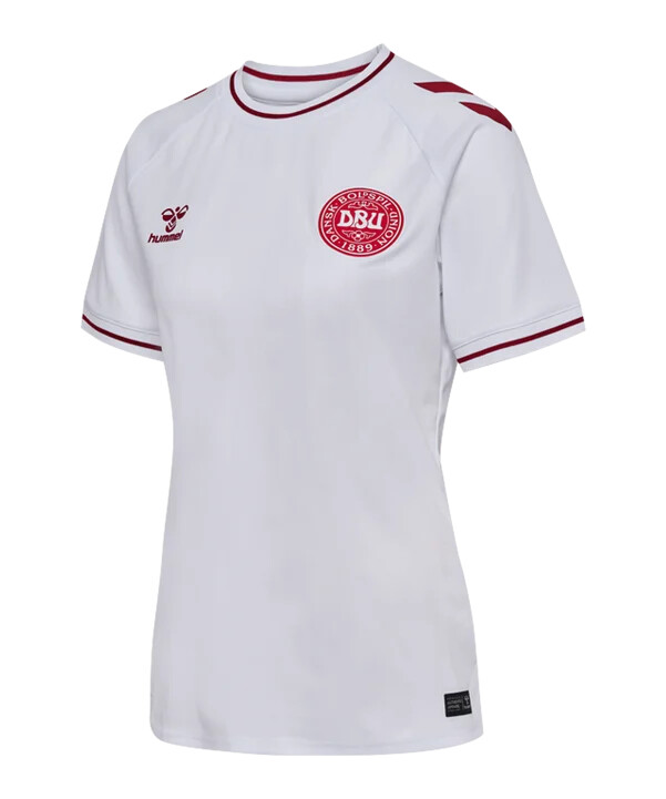 hummel danska dbu gostujući dres 2025 ženski bijeli f9001