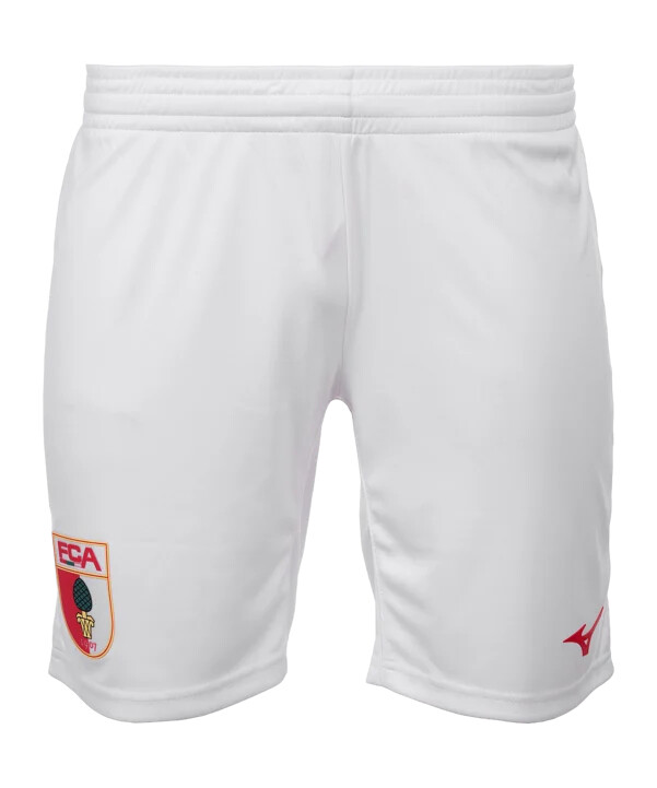 mizuno fc augsburg kratke hlače za djecu 20242025 bijele f07