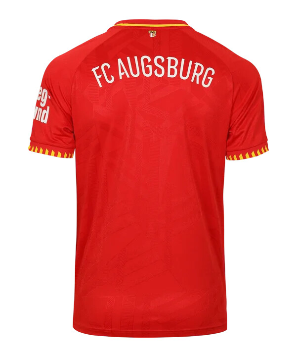 mizuno fc augsburg dres 20252026 gostujući crveni f52