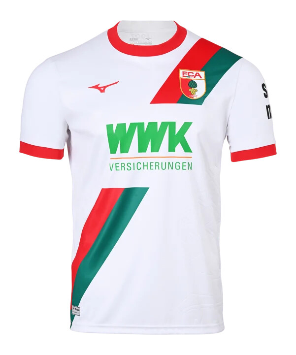 mizuno fc augsburg domaći dres 20252026 bijeli f01