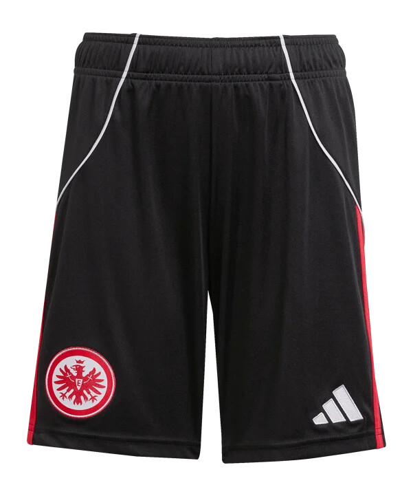 adidas eintracht frankfurt home shorts 20252026 dječje crne
