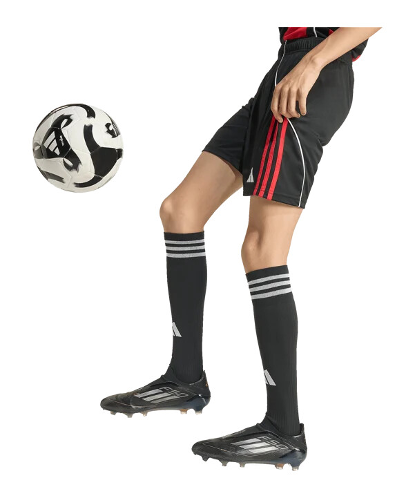adidas eintracht frankfurt home shorts 20252026 dječje crne