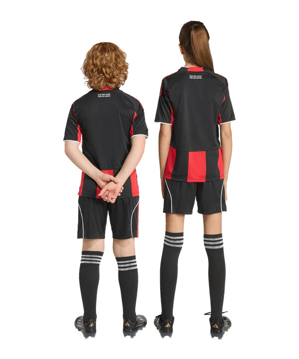 adidas eintracht frankfurt home shorts 20252026 dječje crne