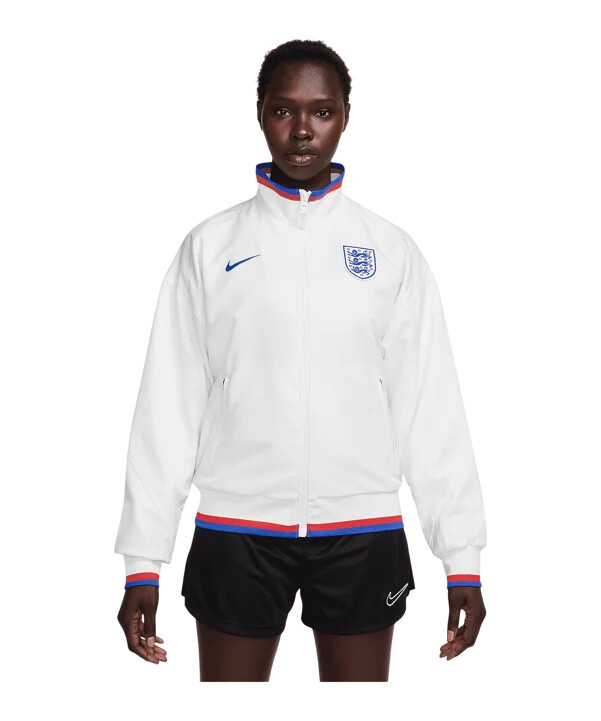 nike england anthem jakna home 2025 ženska bijela f100