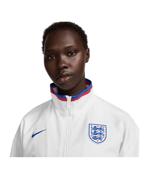nike england anthem jakna home 2025 ženska bijela f100