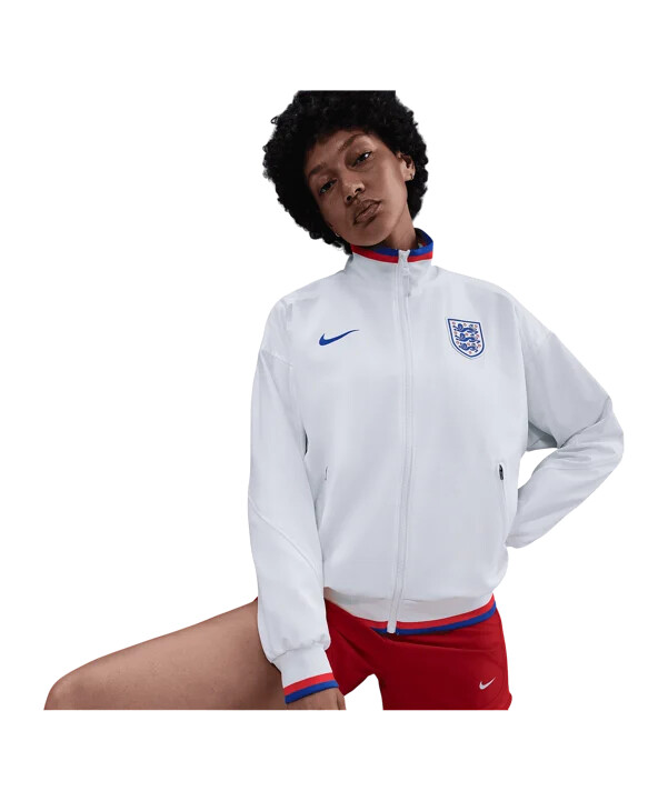 nike england anthem jakna home 2025 ženska bijela f100