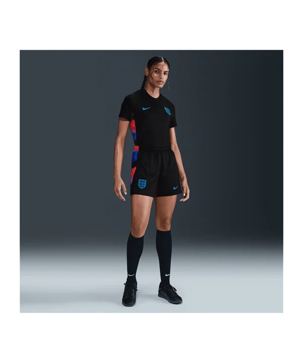 Ženske kratke majice nike england away 2025 crne f010