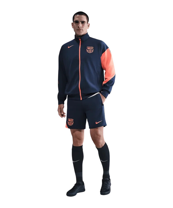 nike fc barcelona strike kratke hlače plave f411