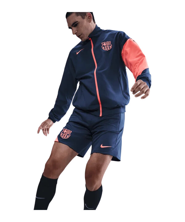 nike fc barcelona strike kratke hlače plave f411