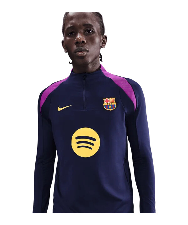 tamnoplava majica nike fc barcelona drill top f597