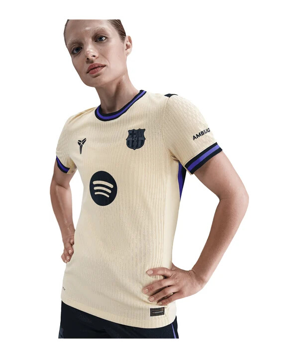 nike fc barcelona autentični gostujući dres 20252026 ženski zlatni f783