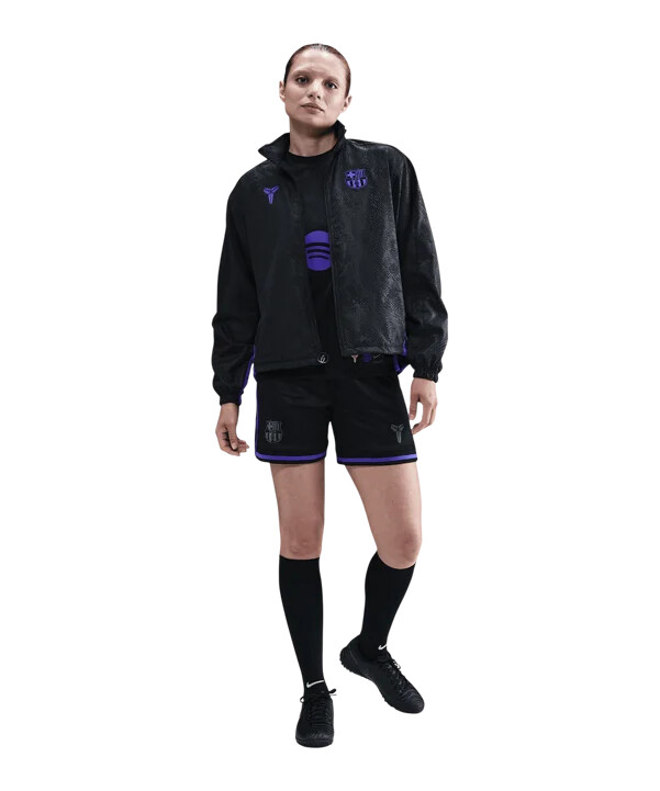 nike fc barcelona jakna za trening za žene crna f010