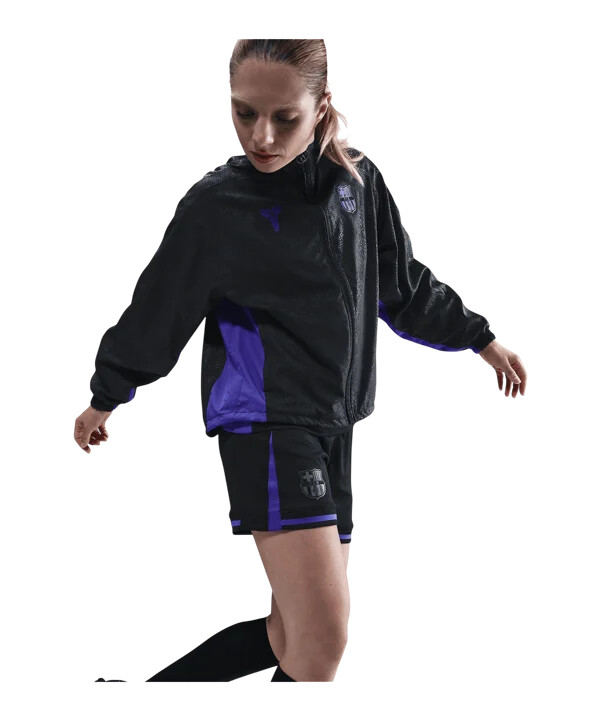 nike fc barcelona jakna za trening za žene crna f010